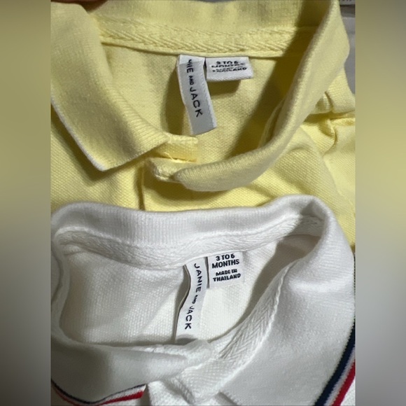 Janie And Jack (2) Infant Boys 3-6 mos One Piece Collared Outfit 100% Cotton EUC - Picture 3 of 3